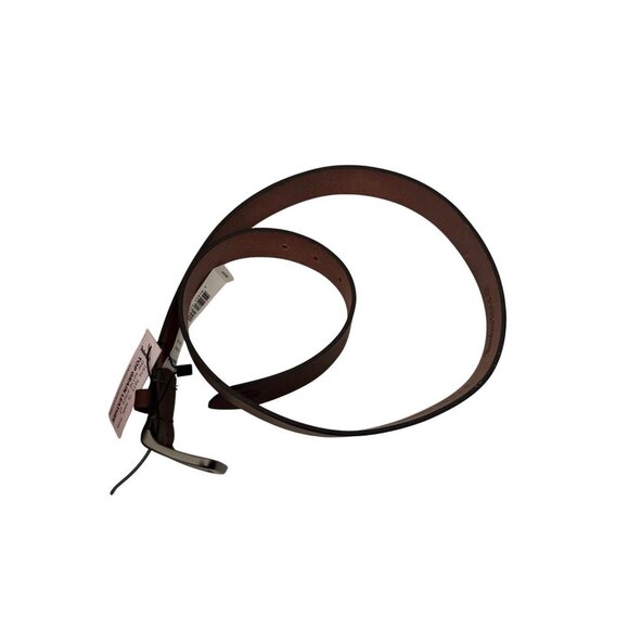 NWT Men's Timberland leather brown belt size 34 - Picture 2 of 4